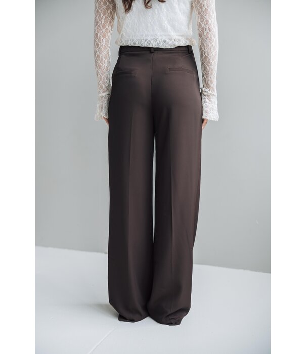 La Rebelle Pantalon bruin | Sara