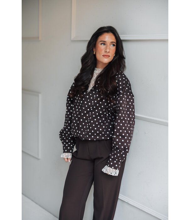 La Rebelle Pantalon bruin | Sara