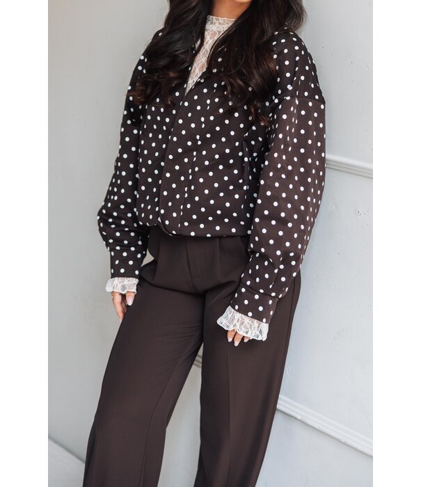 La Rebelle Pantalon bruin | Sara