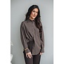 Blouse geruit bruin | Naomi