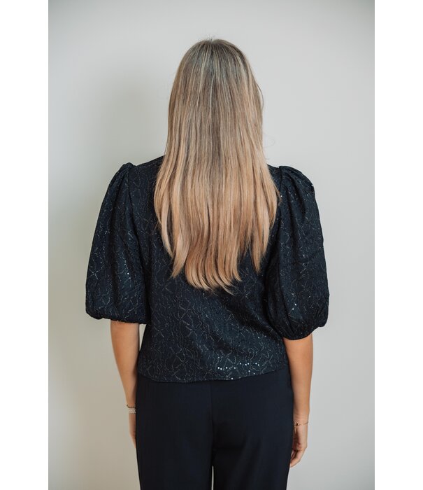 Fluresk Fluresk Rowena top | black