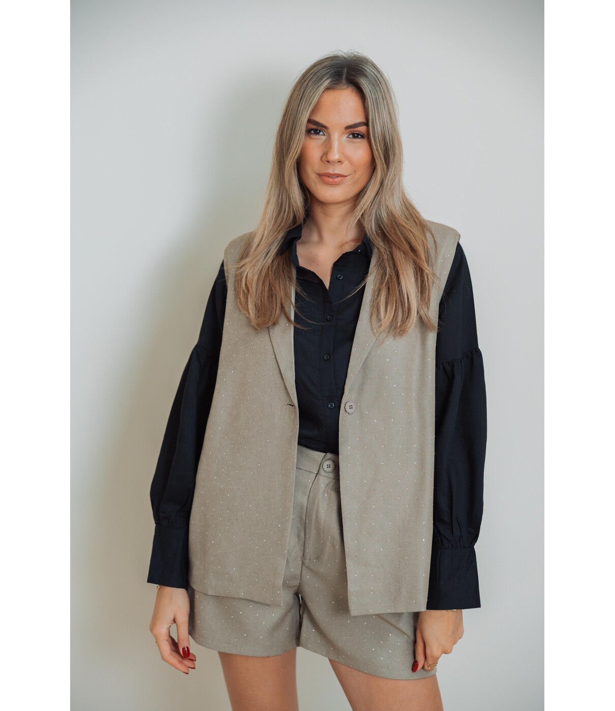 Fluresk Fluresk Carlijn blouse | black