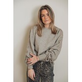 Fluresk Scottie knit sweater | warm taupe