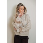 Fluresk Rielle knit sweater | warm taupe