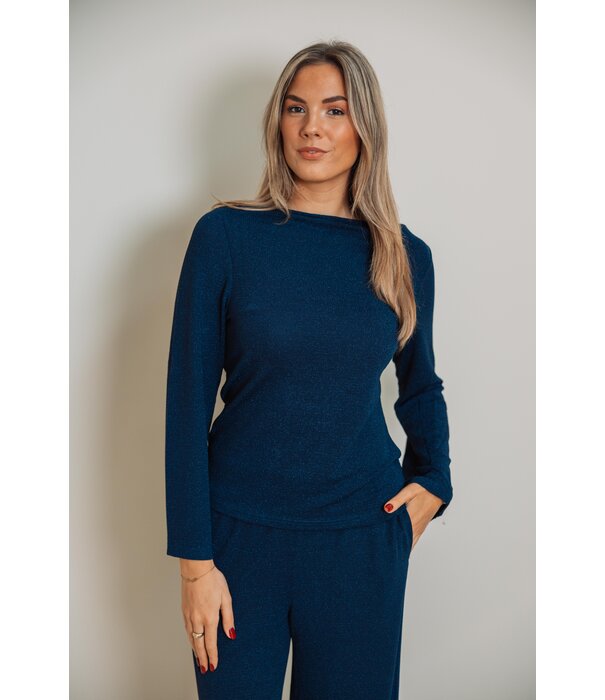 Fluresk Fluresk Anara top | midnight blue