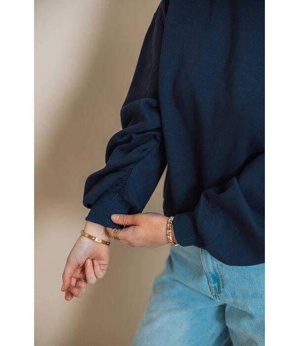 Fluresk Fluresk Dianthe sweater | midnight blue