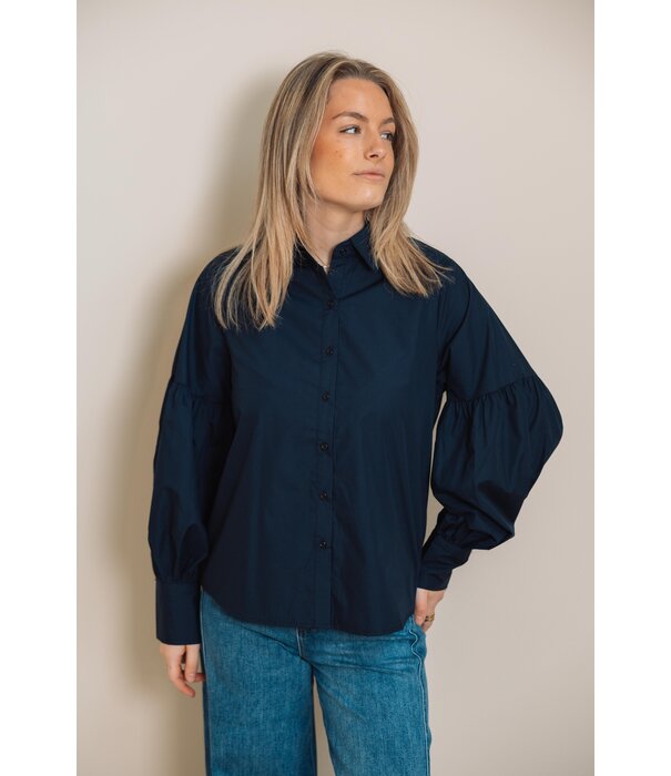 Fluresk Fluresk Yenthe blouse | midnight blue