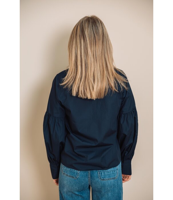 Fluresk Fluresk Yenthe blouse | midnight blue