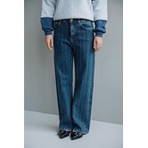 Colourful Rebel gaias rhinestones denim jeans