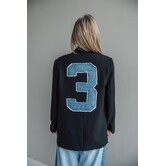 Colourful Rebel jesra blazer denim patch | black