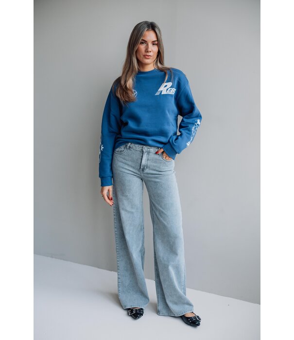 Colourful Rebel Colourful Rebel logos sweat | deep cobalt