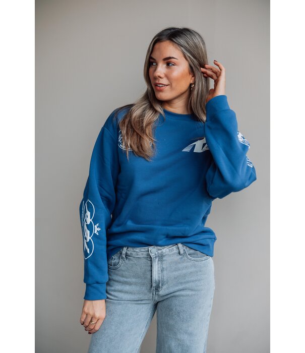 Colourful Rebel Colourful Rebel logos sweat | deep cobalt