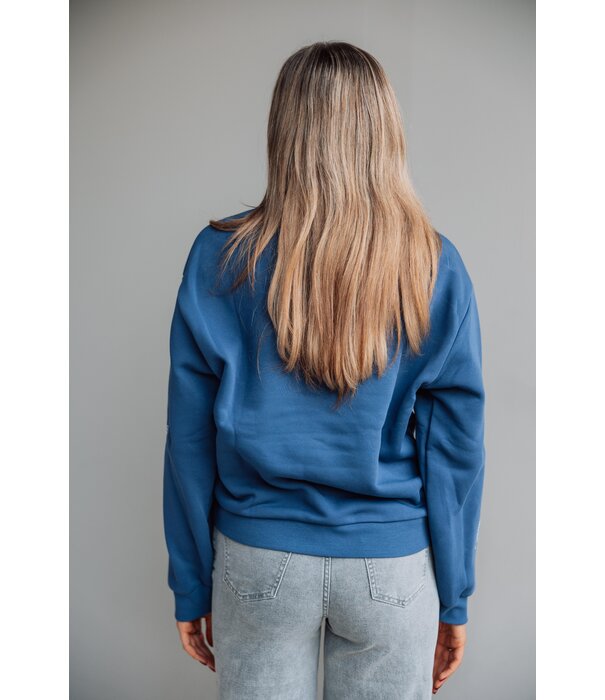 Colourful Rebel Colourful Rebel logos sweat | deep cobalt