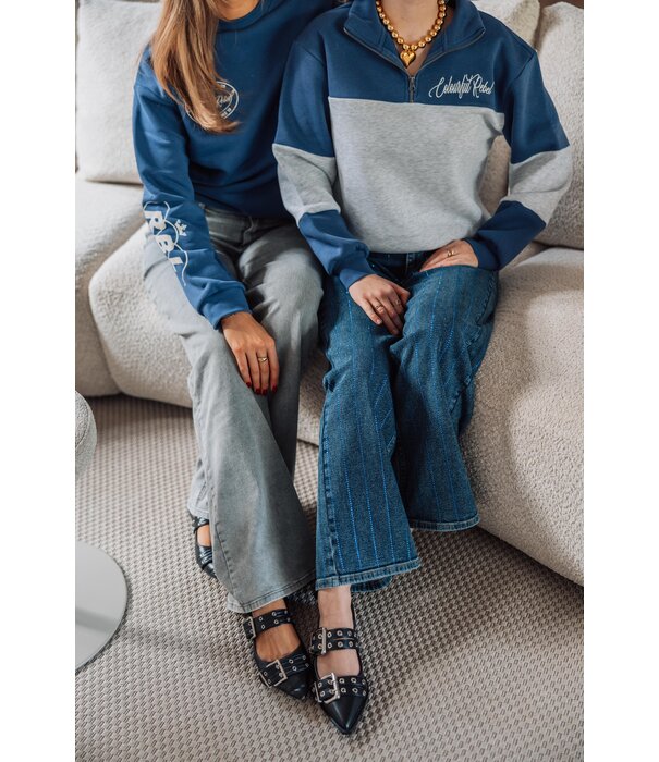 Colourful Rebel Colourful Rebel logos sweat | deep cobalt