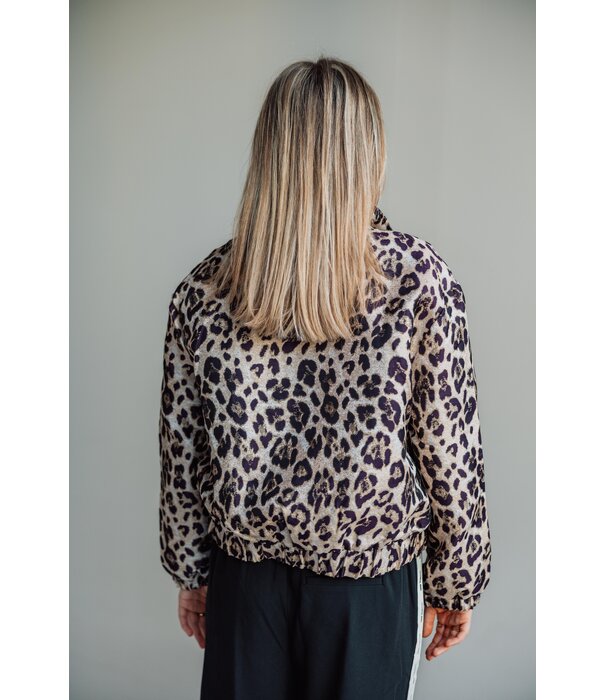 Colourful Rebel Colourful Rebel bente leopard jacquard jacket