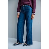 Gina Tricot palazzo jeans | scandi blue