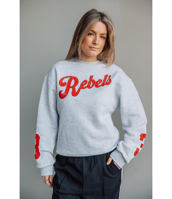 Colourful Rebel Colourful Rebel rebel 33 sweat | grey melange