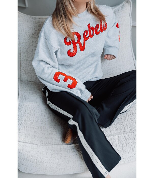 Colourful Rebel Colourful Rebel rebel 33 sweat | grey melange