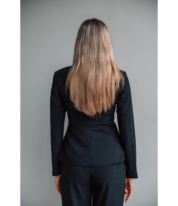 Gina Tricot Gina Tricot heart shaped tailored blazer | black