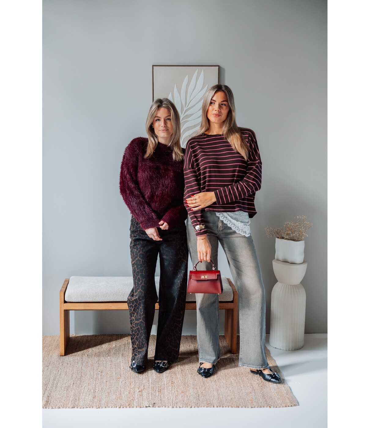 Trui bordeaux rood | Kim