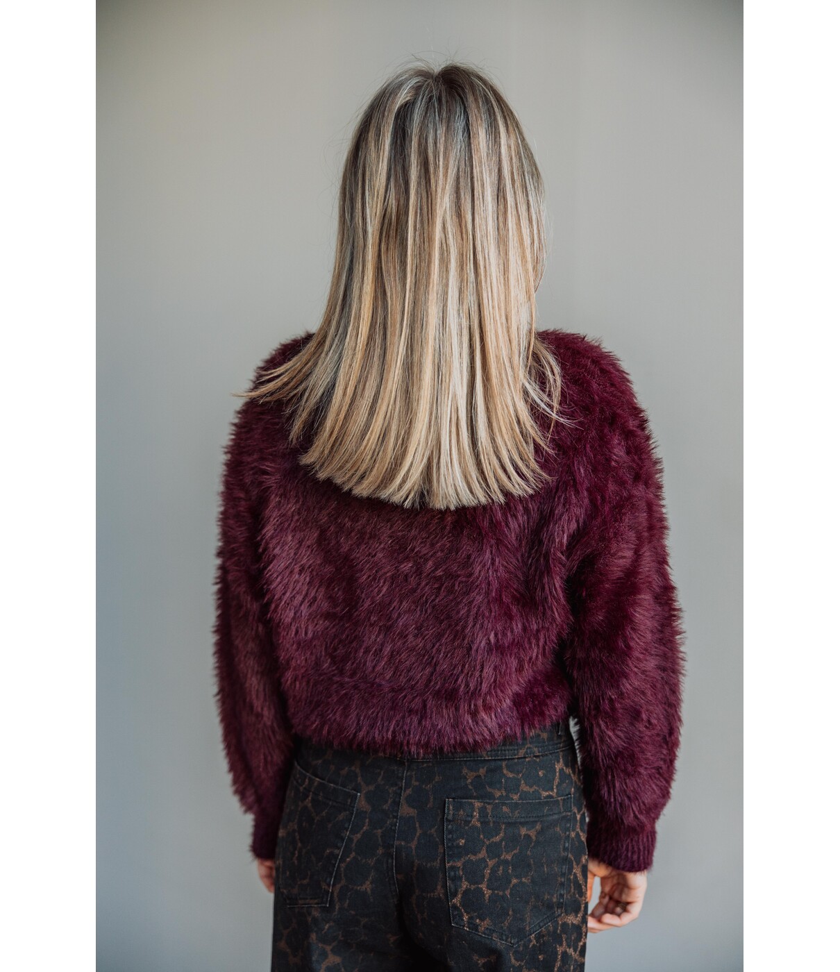 Trui bordeaux rood | Kim