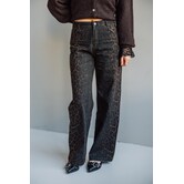 Jeans bruin leopard | Tessie