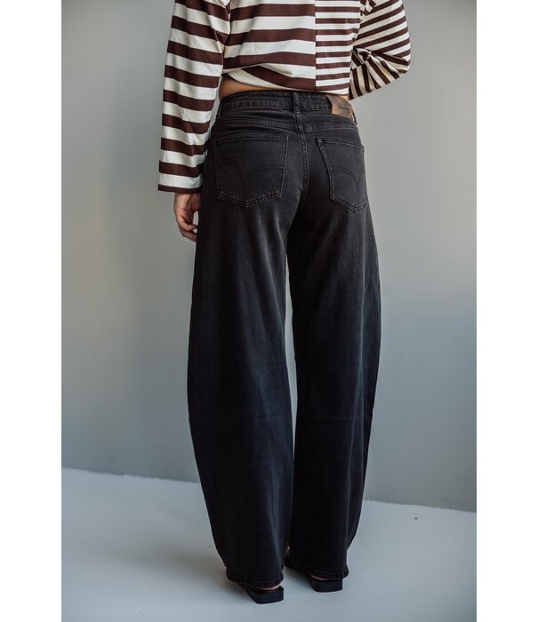 La Rebelle Jeans balloon bruin | Lena