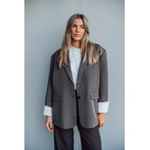 Blazer gestreept bruin | Juna