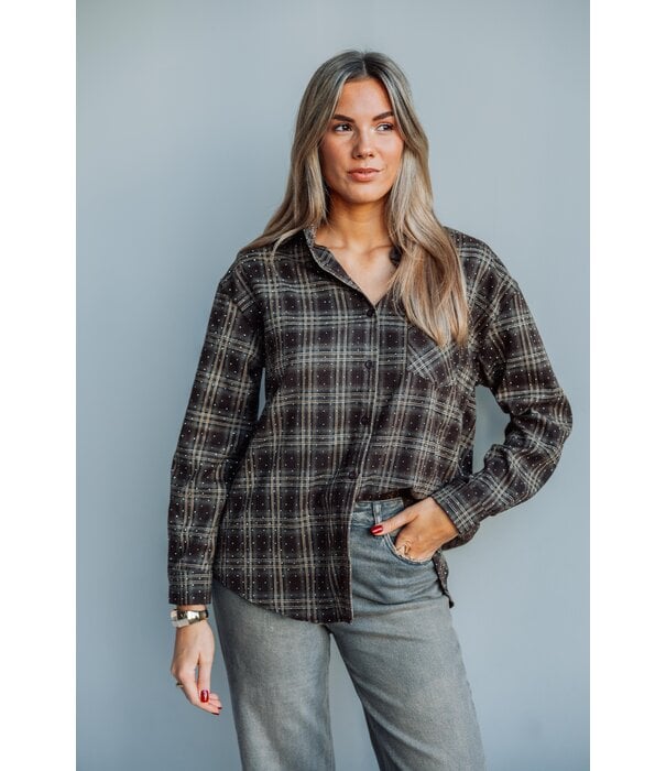 La Rebelle Blouse bruin | Romee