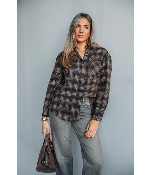 La Rebelle Blouse bruin | Romee