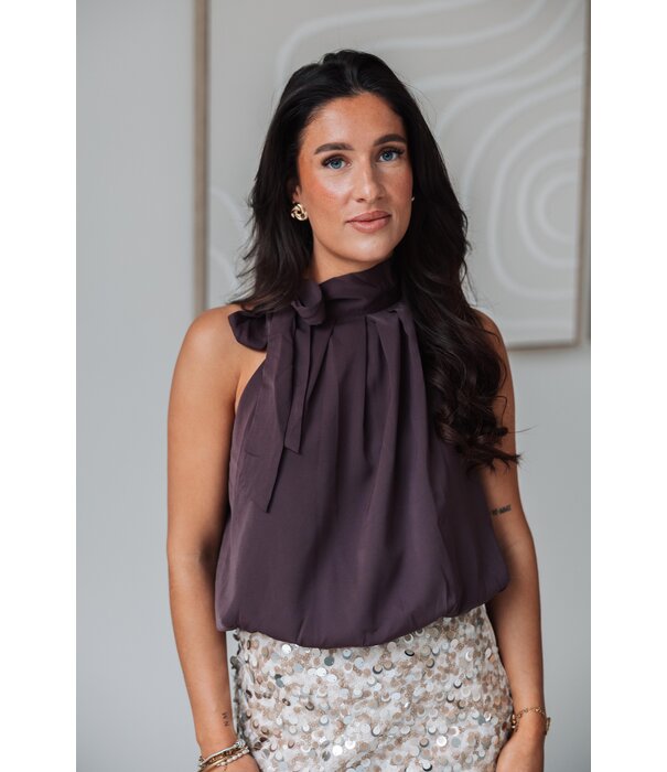 La Rebelle Top bordeaux | Anouk