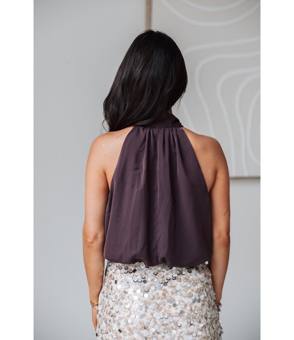 La Rebelle Top bordeaux | Anouk