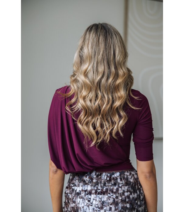 La Rebelle Body bordeaux rood | Nancy