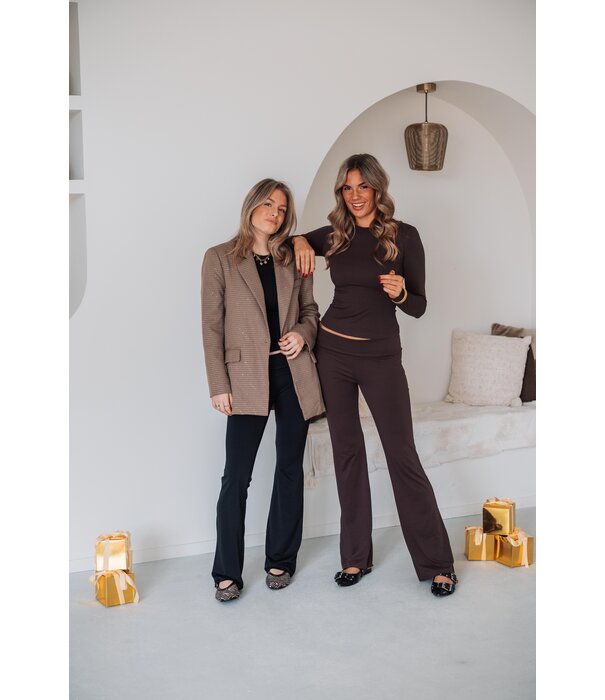 La Rebelle Broek bruin | Faye