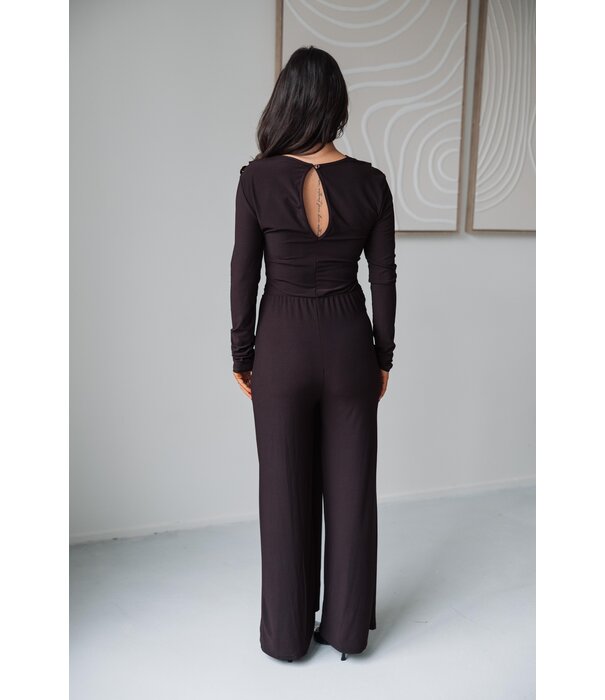 La Rebelle Jumpsuit bruin | Nancy