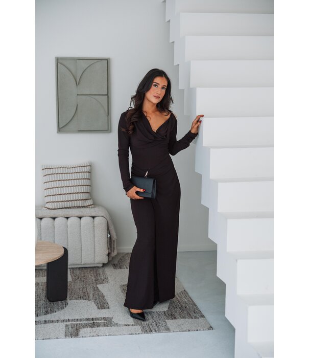 La Rebelle Jumpsuit bruin | Nancy