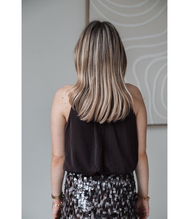La Rebelle Top bruin | Anouk