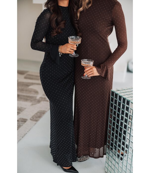 La Rebelle Jurk bruin | Daphne