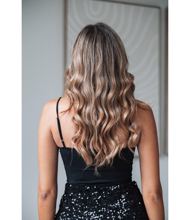 La Rebelle Body zwart glitters | Sabine