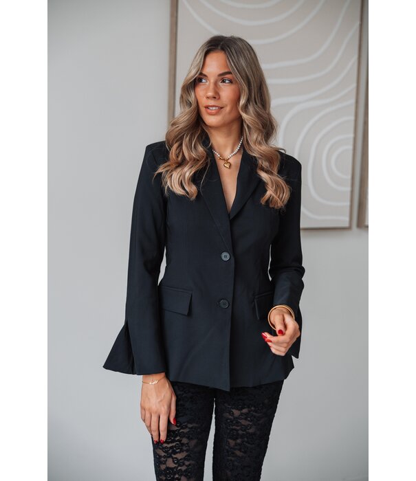 La Rebelle Blazer zwart | Neeltje