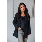 Blazer pailletten zwart | Alara