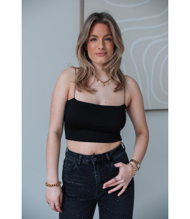La Rebelle Top zwart | Lois