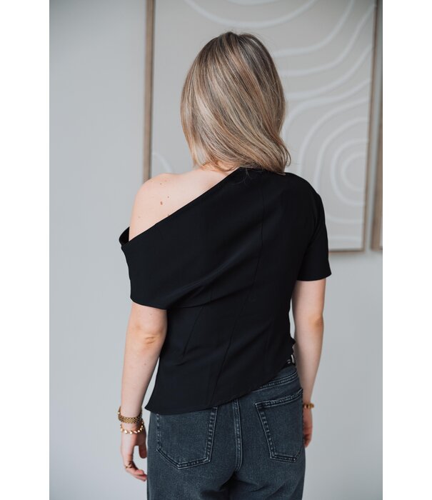 La Rebelle Top zwart | Polly