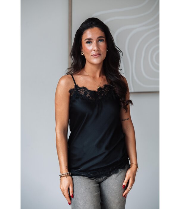 La Rebelle Top zwart | Juultje
