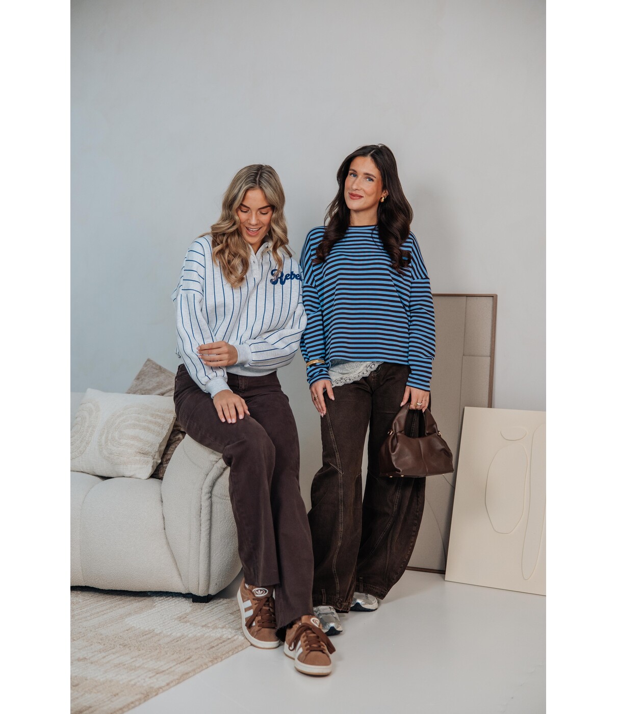 Jeans balloon bruin | Yara