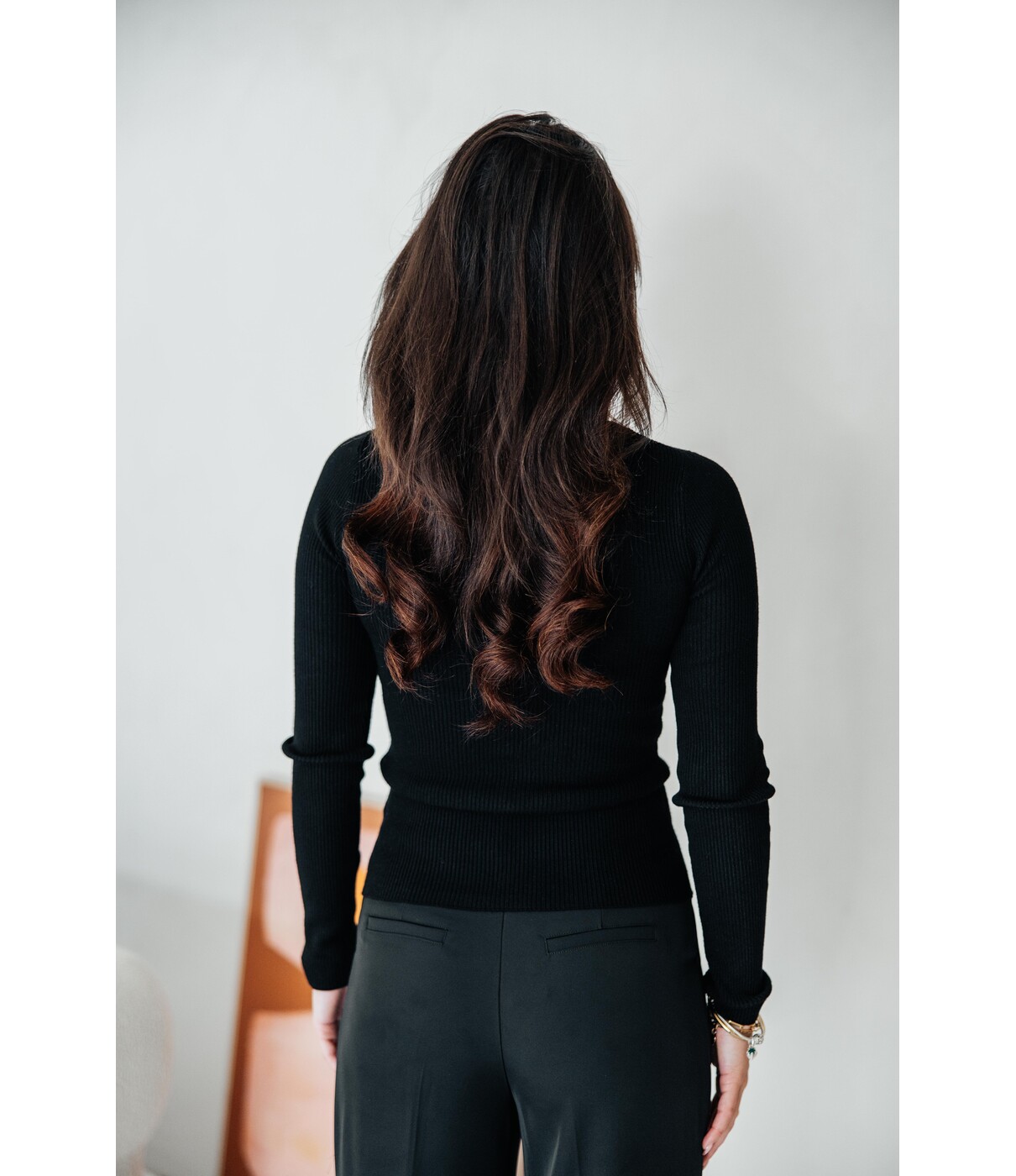 Gina Tricot Gina Tricot Knitted top | black