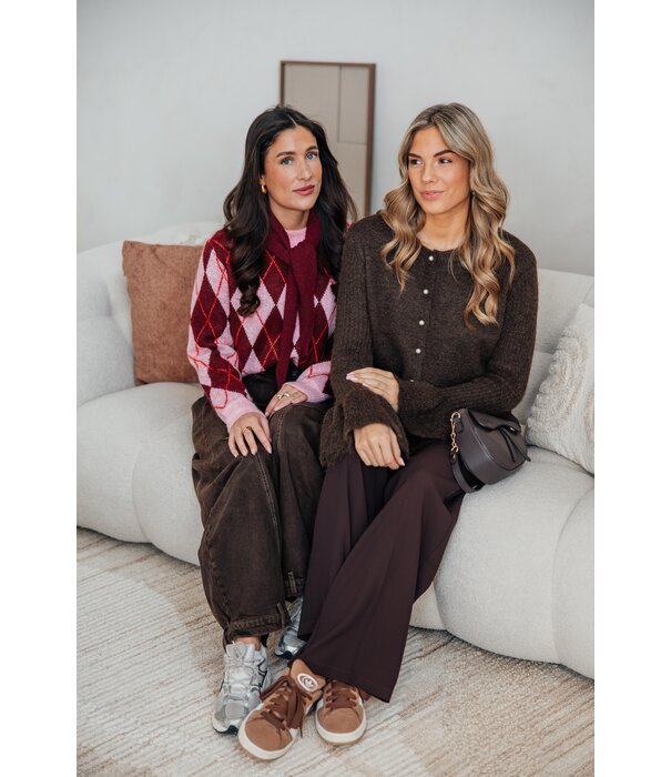 La Rebelle Vest bruin | Annelore