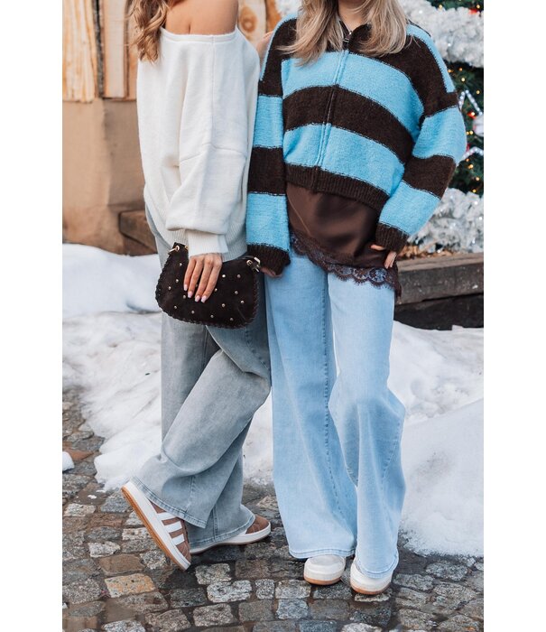 La Rebelle Trui off shoulder off white | Marlie