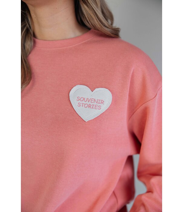 Fluresk Fluresk Linden sweater | pastel peach