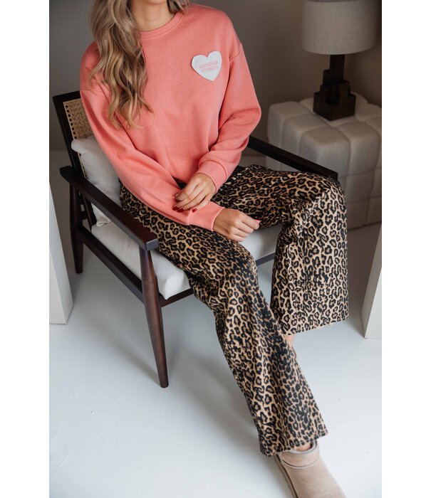 Fluresk Fluresk Linden sweater | pastel peach